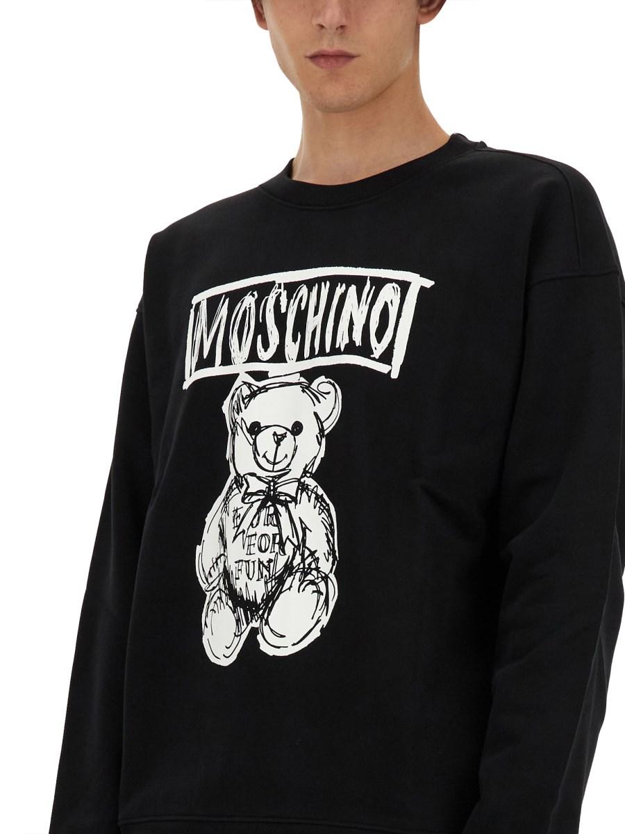 MOSCHINO FELPA CON LOGO