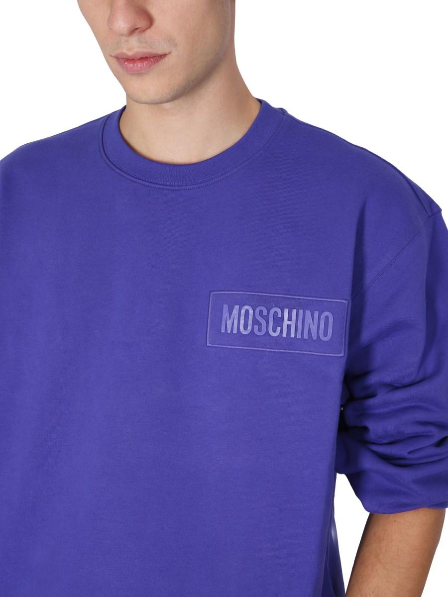 MOSCHINO FELPA CON PATCH LOGO