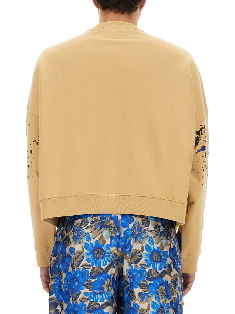 MOSCHINO FELPA IN COTONE