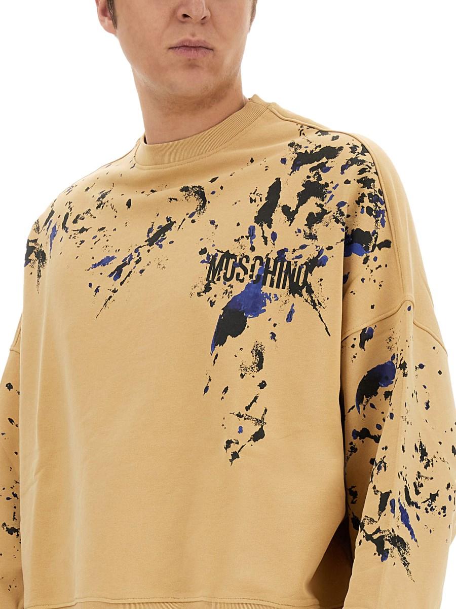 MOSCHINO FELPA IN COTONE