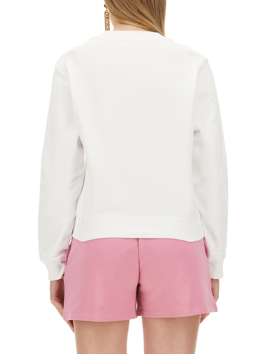 MOSCHINO FELPA IN COTONE CON STAMPA TEDDY