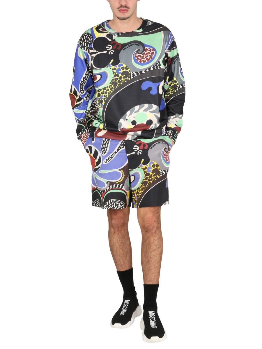 MOSCHINO FELPA PSYCHEDELIC PRINT