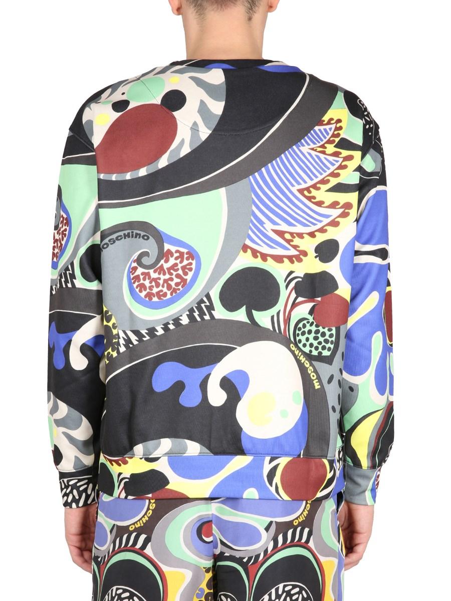 MOSCHINO FELPA PSYCHEDELIC PRINT