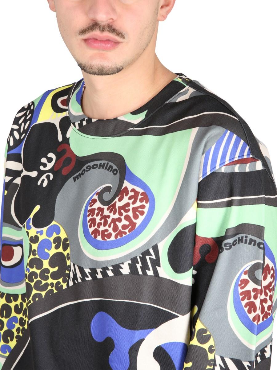MOSCHINO FELPA PSYCHEDELIC PRINT