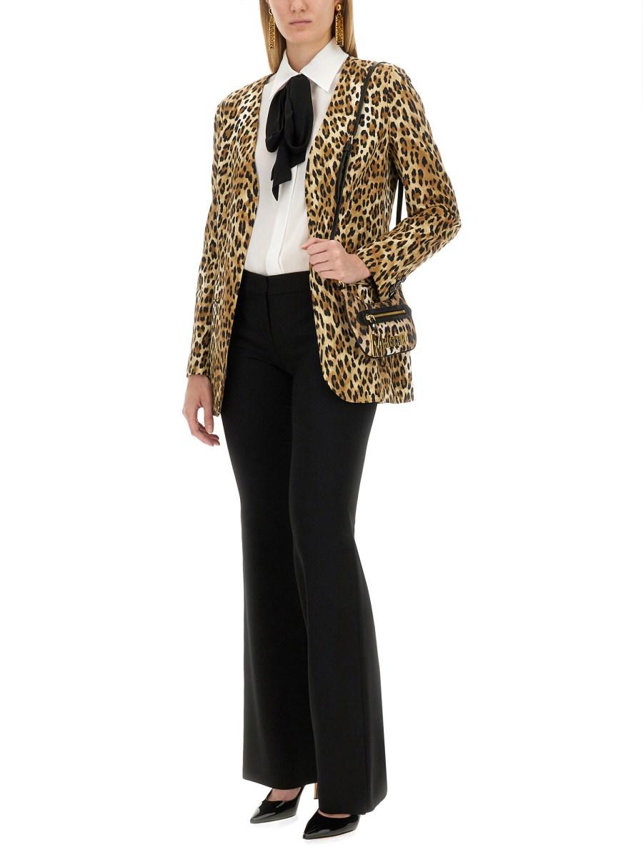 MOSCHINO GIACCA CON MOTIVO ANIMALIER