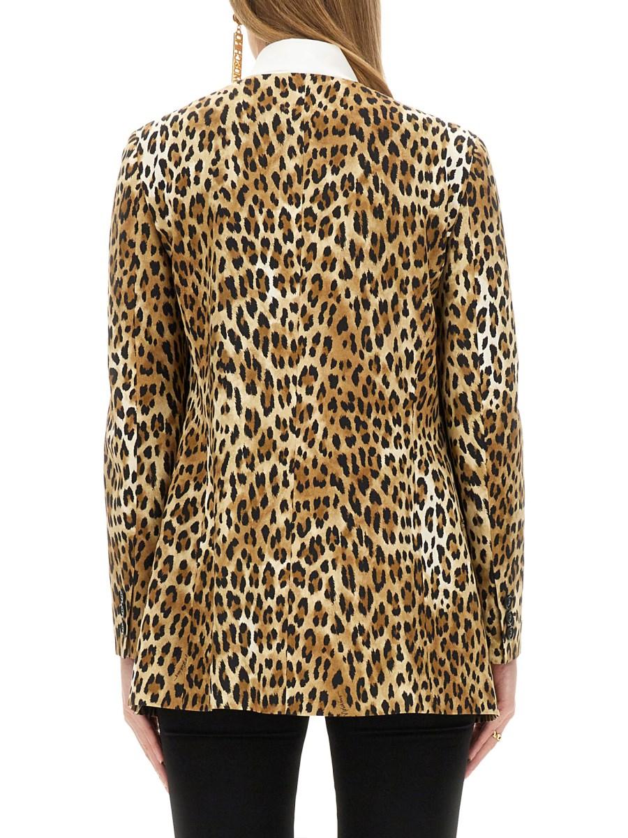 MOSCHINO GIACCA CON MOTIVO ANIMALIER