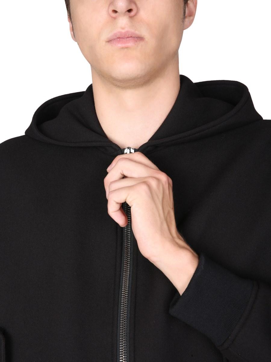 MOSCHINO GIACCA IN TESSUTO CON RICAMO LOGO