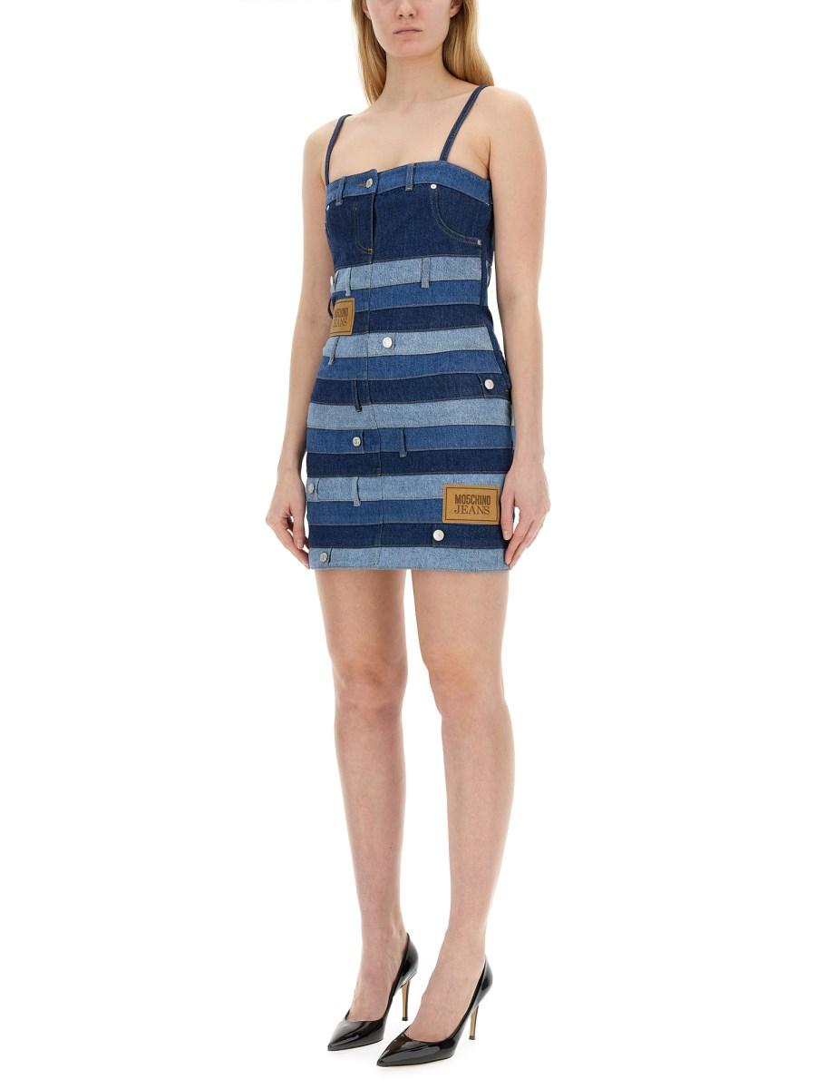 MOSCHINO JEANS ABITO IN DENIM