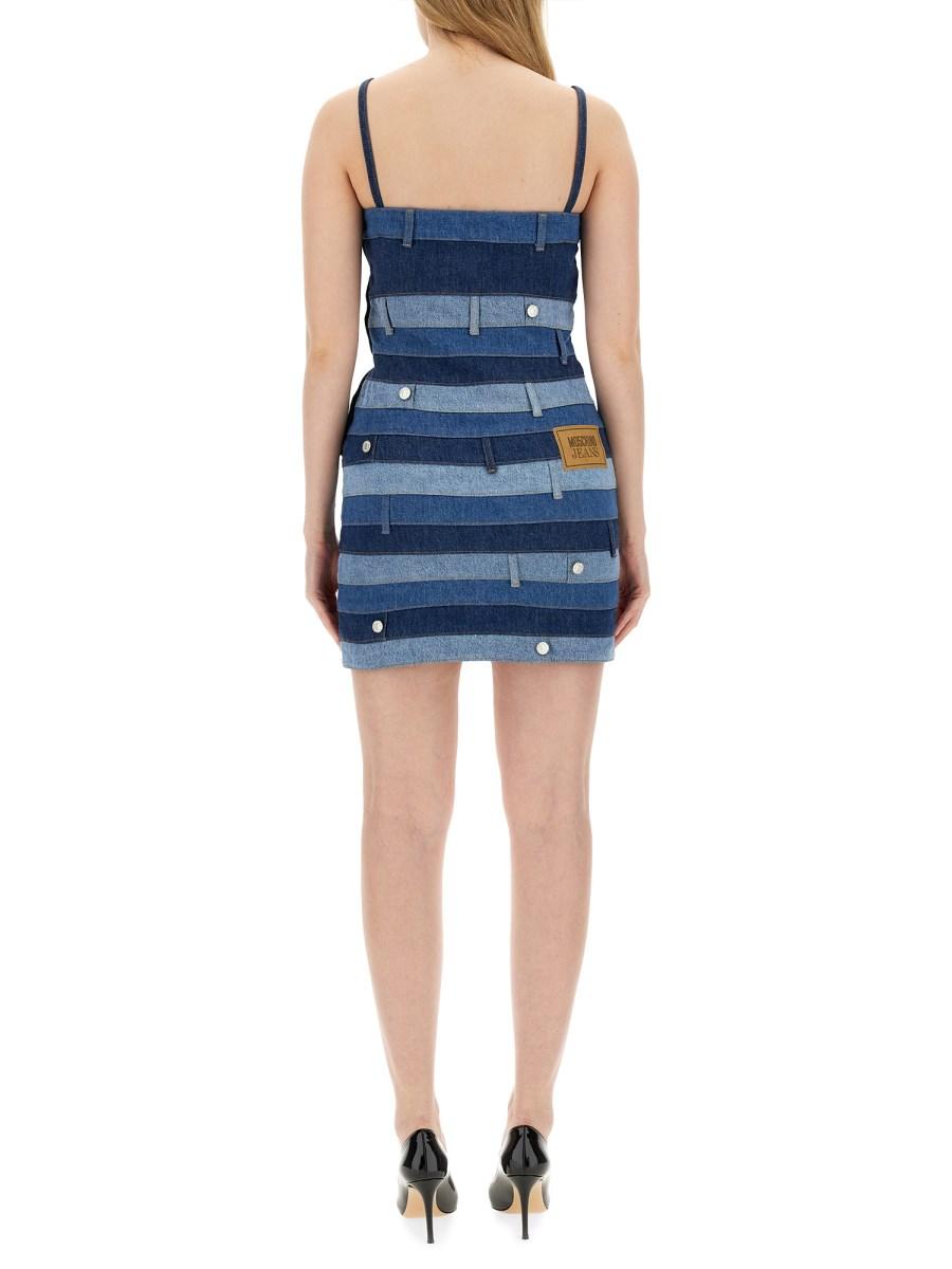 MOSCHINO JEANS ABITO IN DENIM