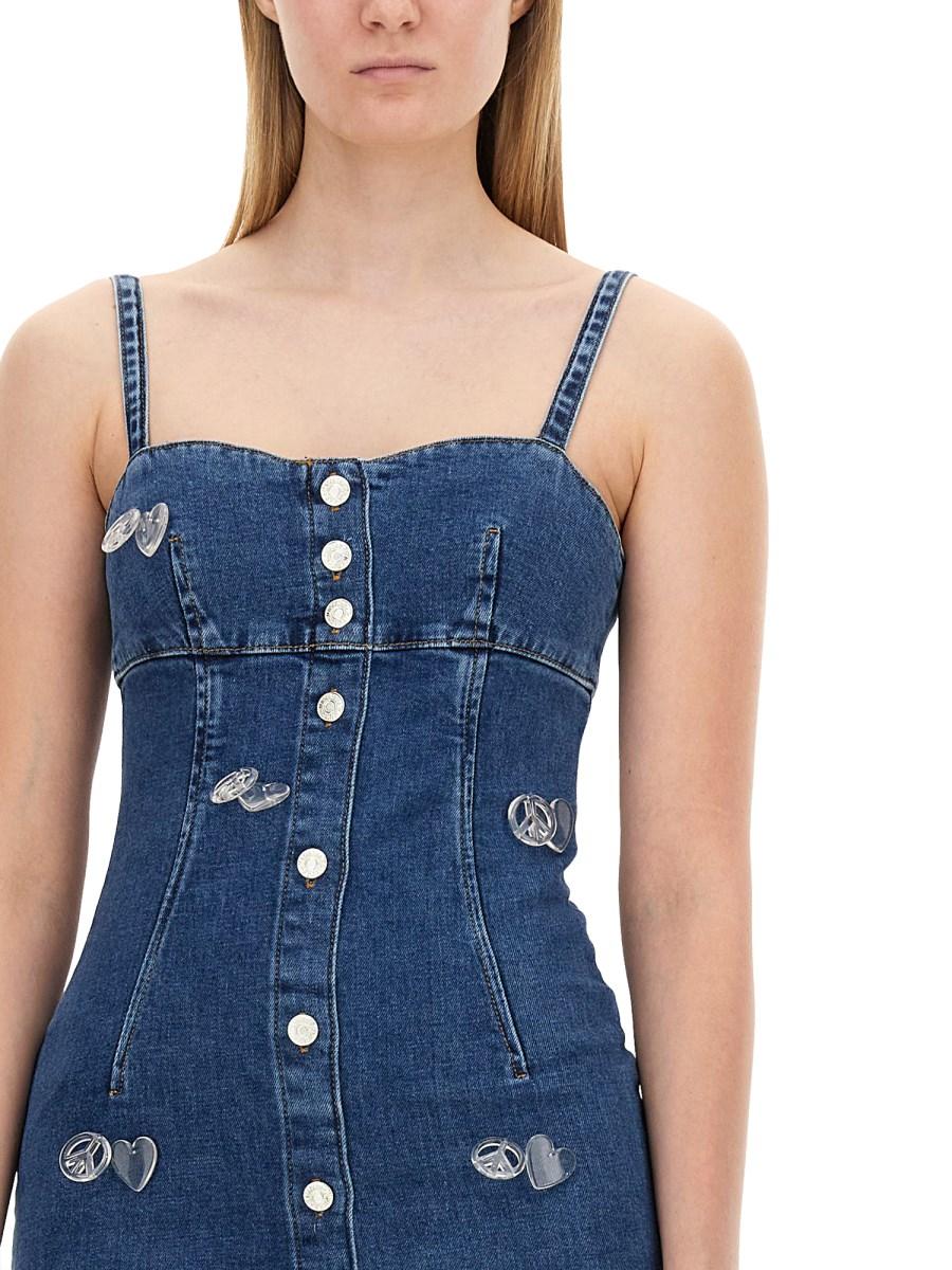 MOSCHINO JEANS ABITO IN DENIM