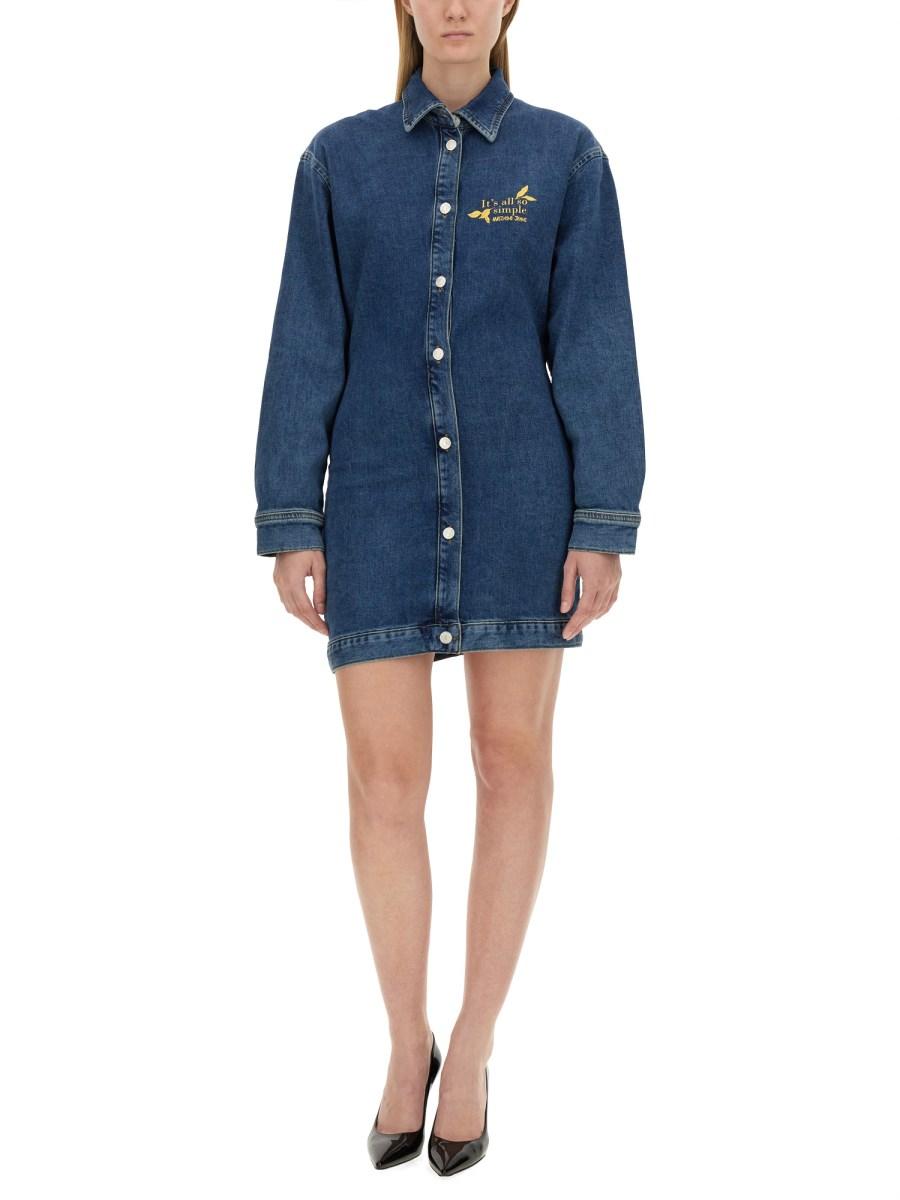 MOSCHINO JEANS ABITO IN DENIM