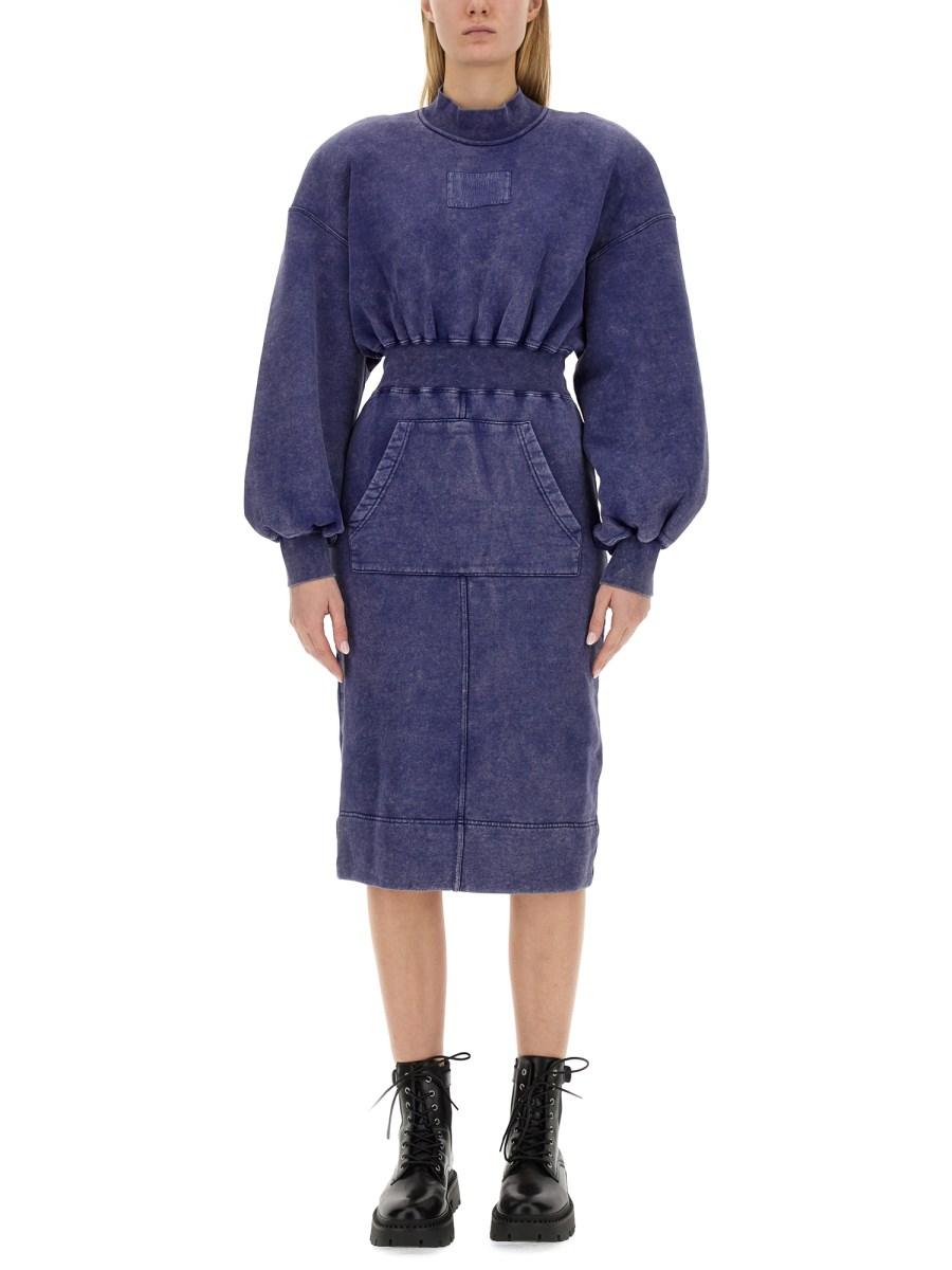 MOSCHINO JEANS ABITO IN FELPA DI COTONE