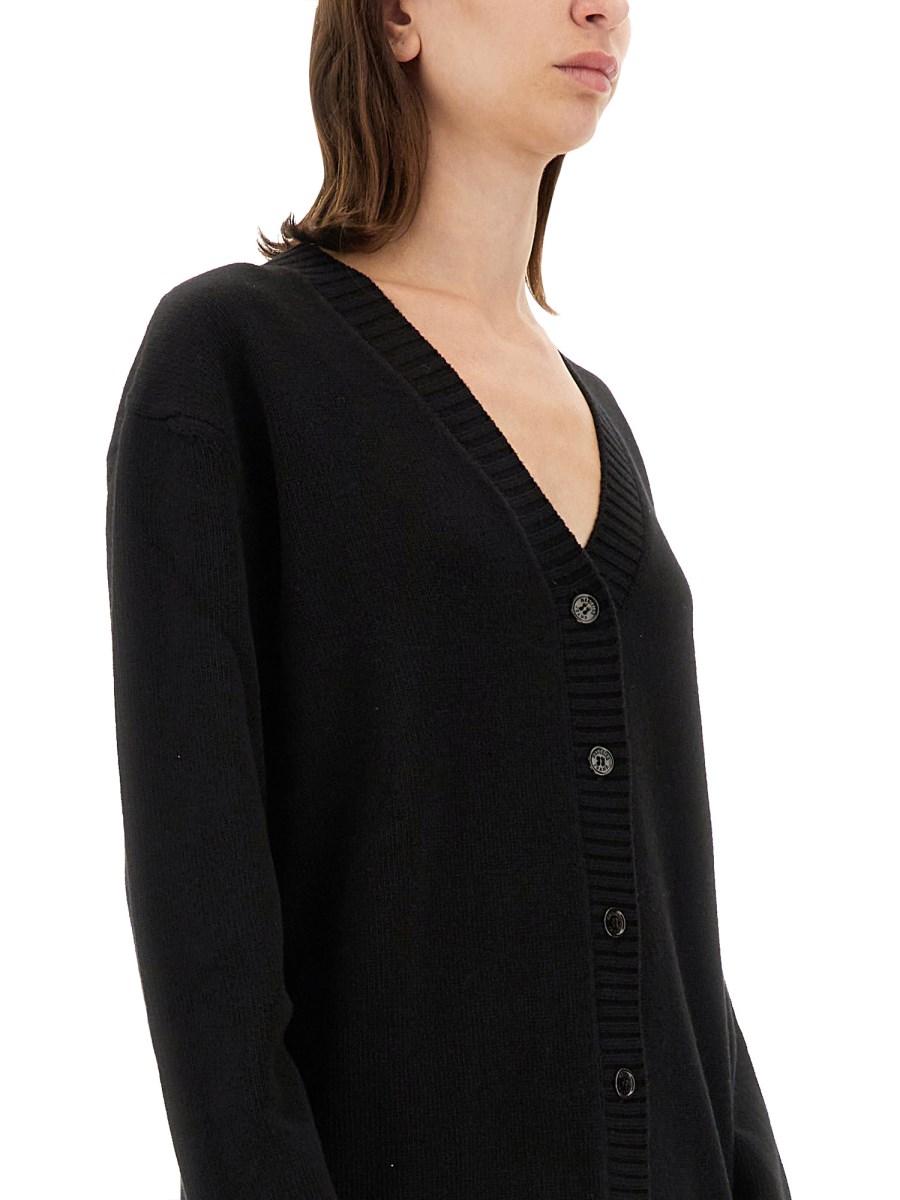 MOSCHINO JEANS CARDIGNA IN MAGLIA