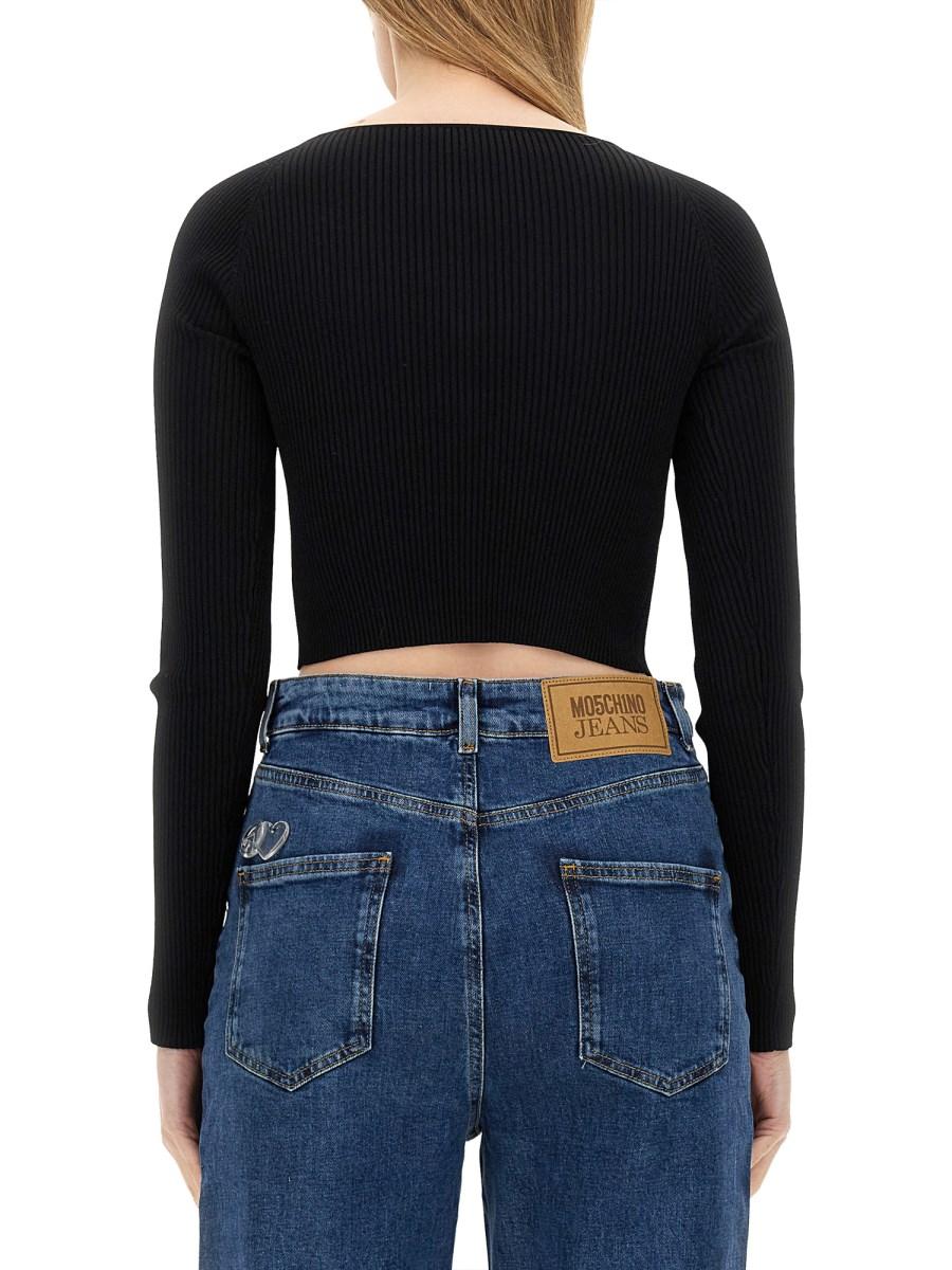 MOSCHINO JEANS CROP TOP A COSTE