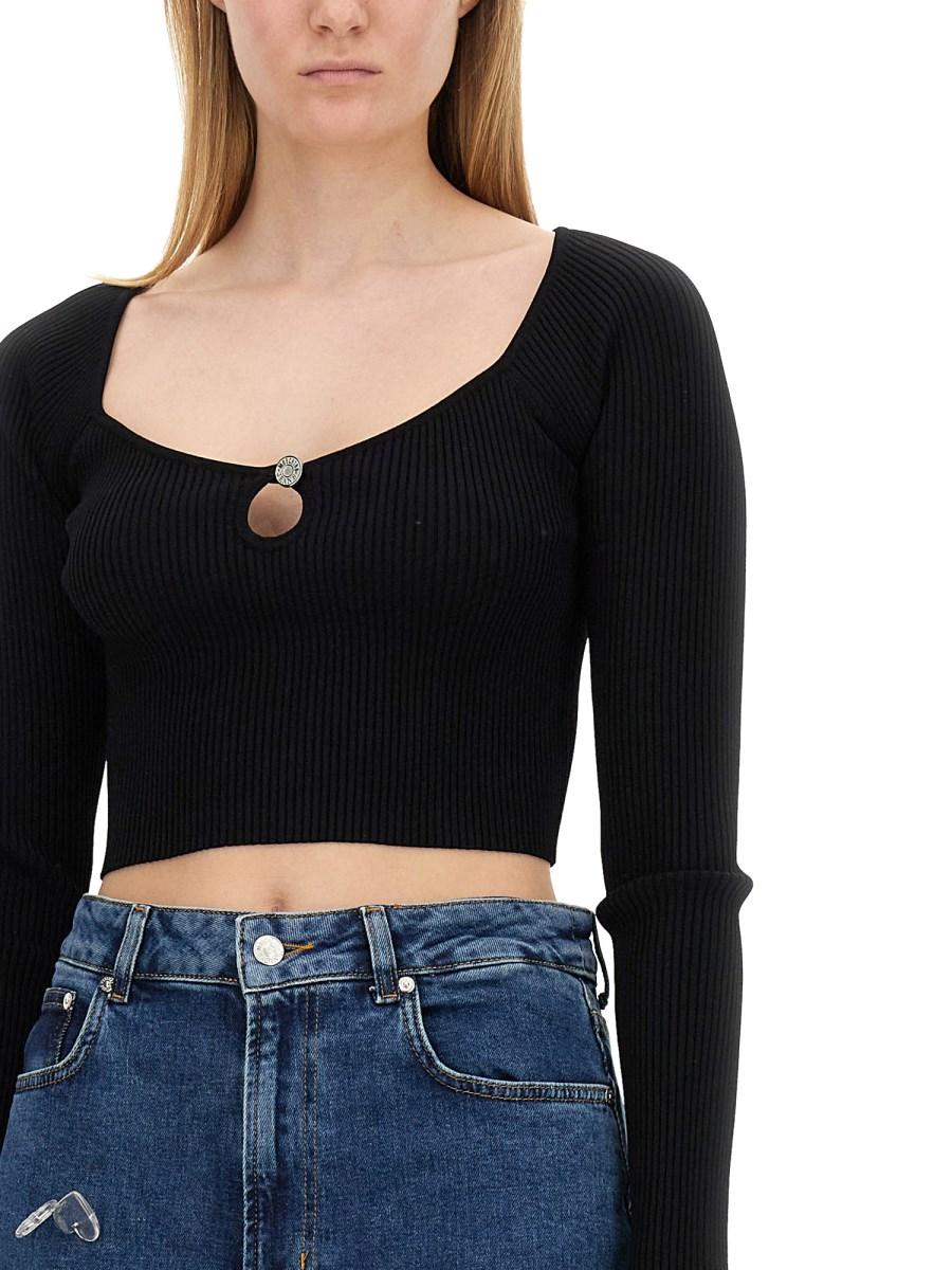 MOSCHINO JEANS CROP TOP A COSTE