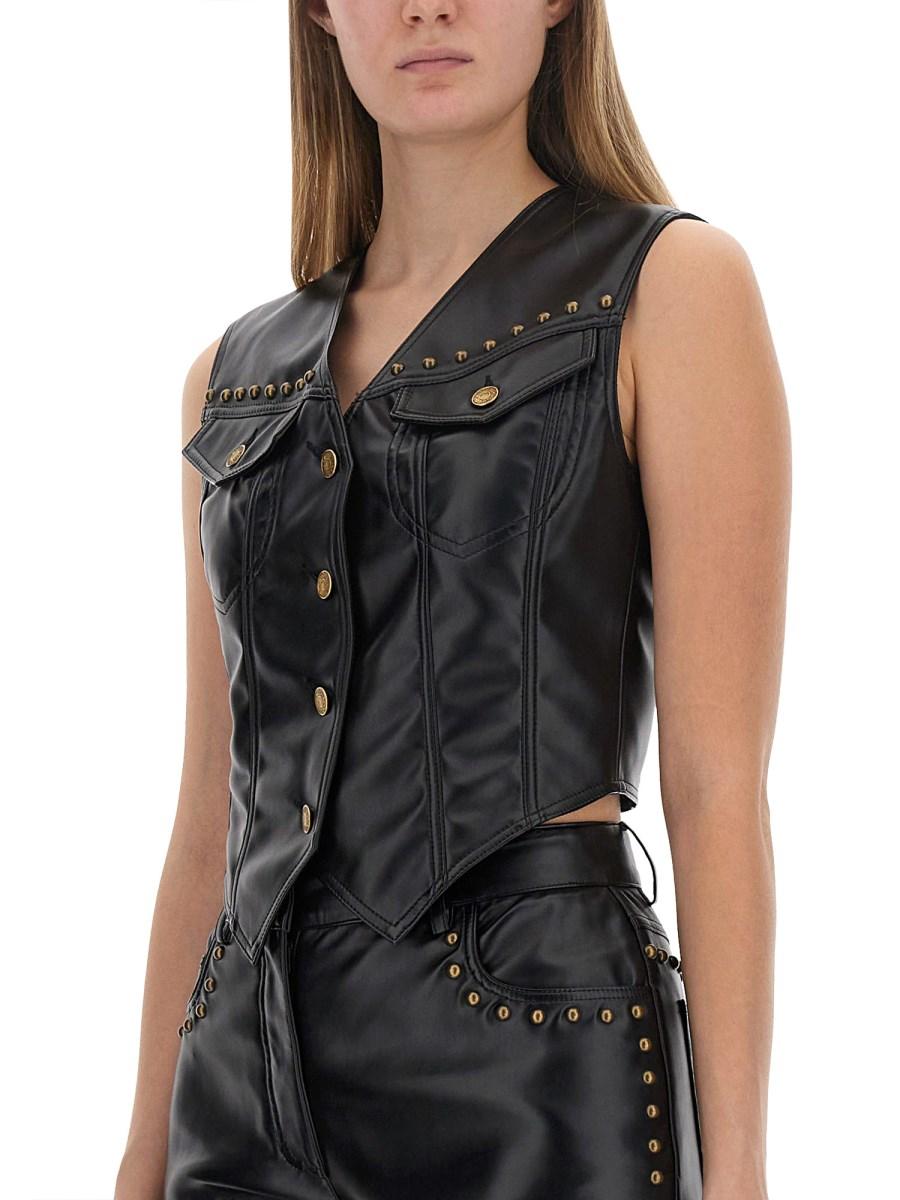 MOSCHINO JEANS GILET CON BOTTONI