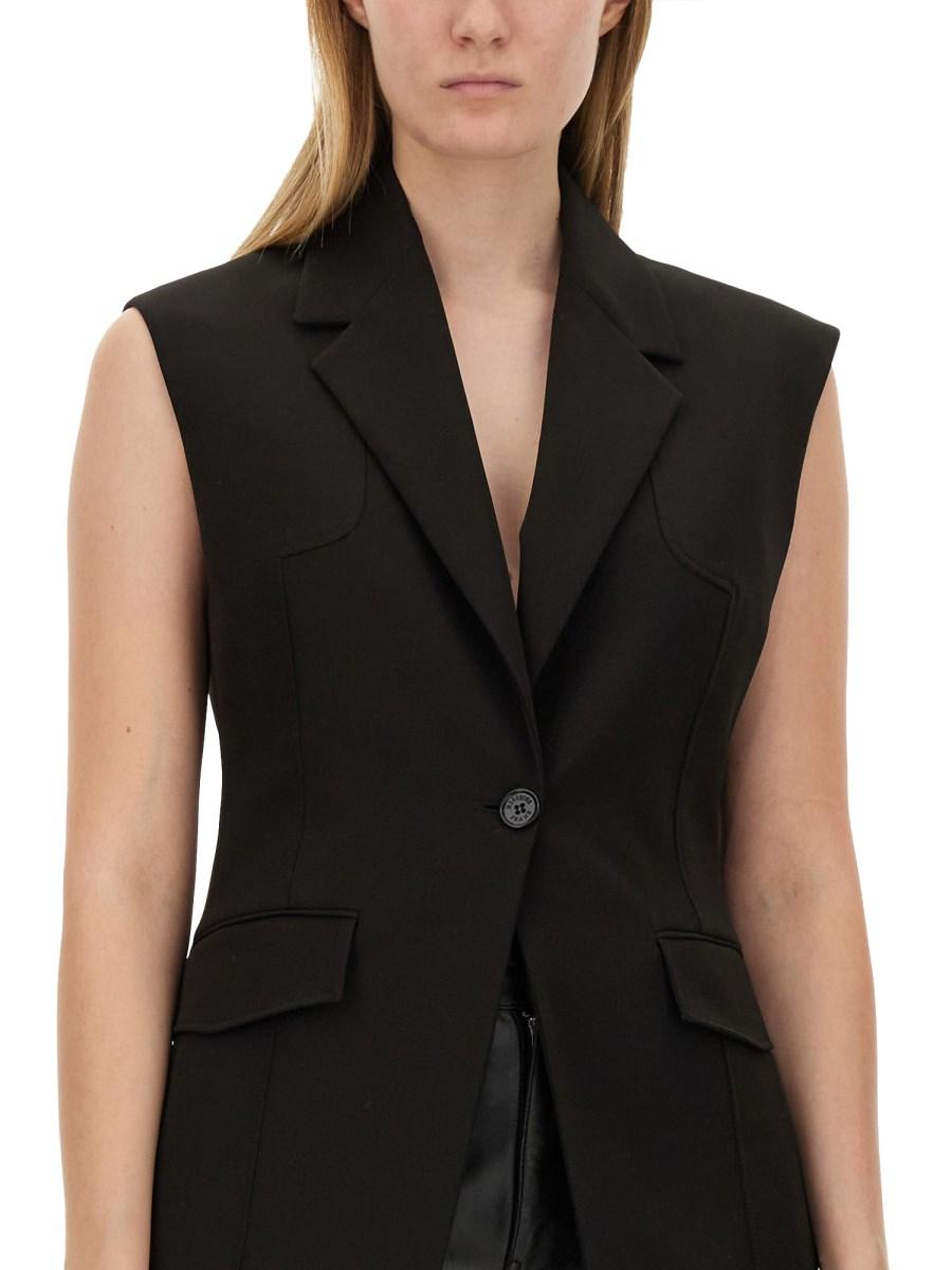 MOSCHINO JEANS GILET MONOPETTO