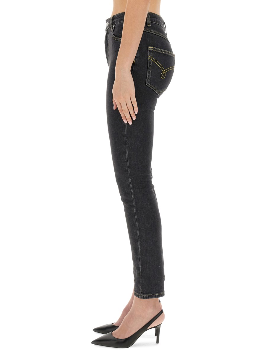MOSCHINO JEANS JEANS SKINNY FIT IN DENIM DI COTONE