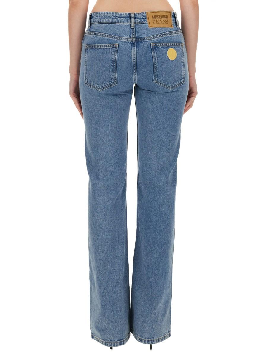 MOSCHINO JEANS JEANS SVASATO IN DENIM