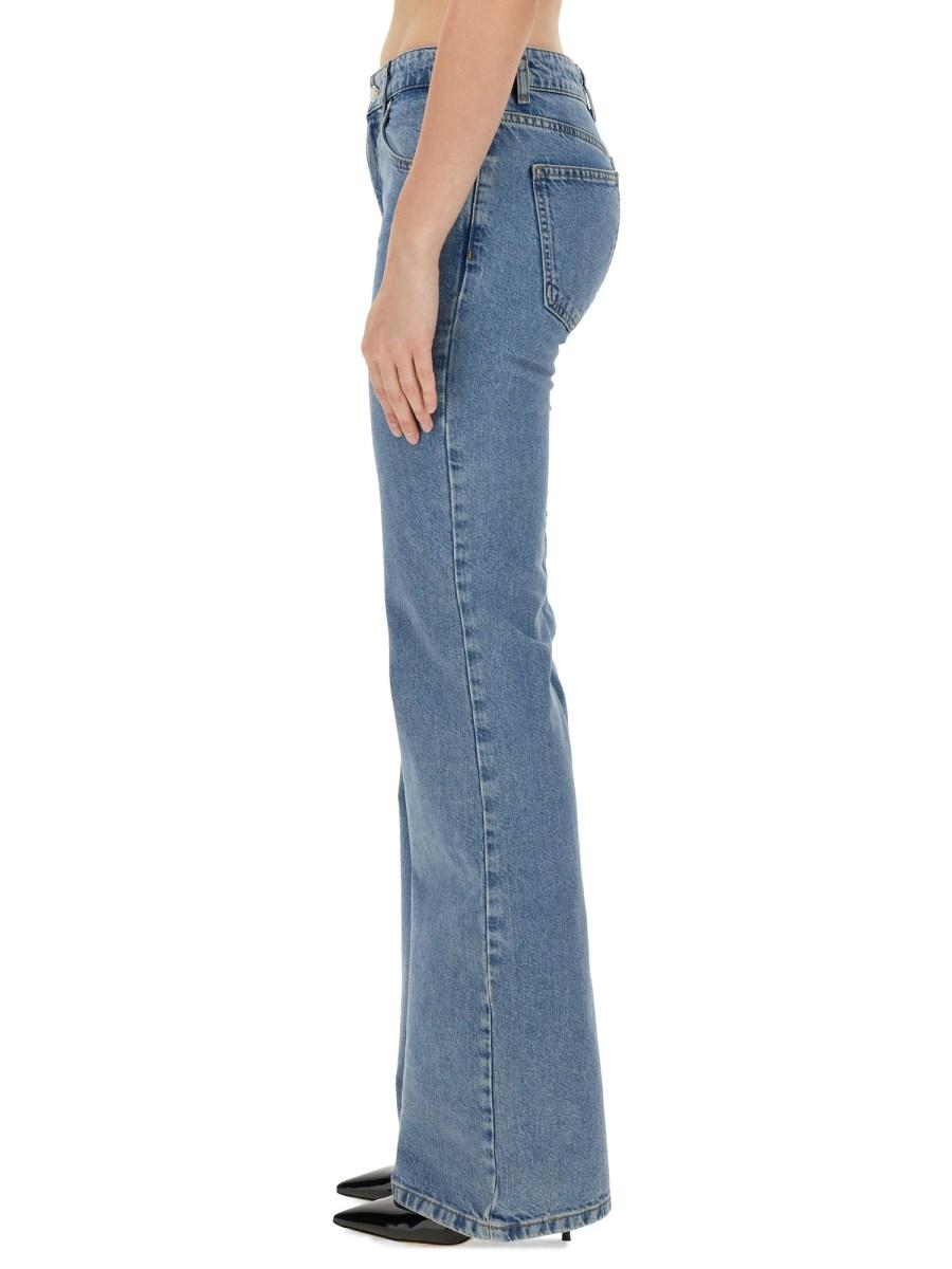 MOSCHINO JEANS JEANS SVASATO IN DENIM