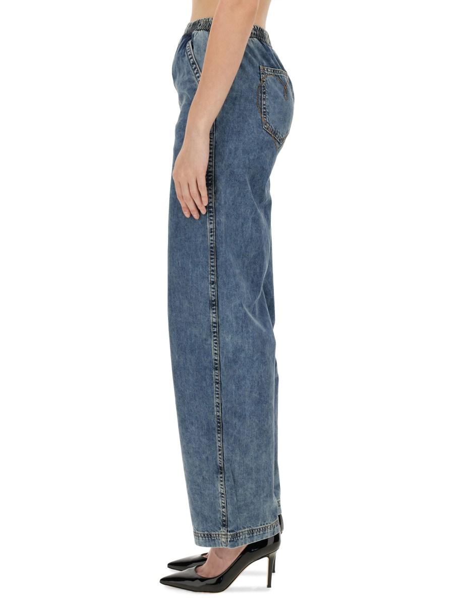 MOSCHINO JEANS JEANS WIDE LEG