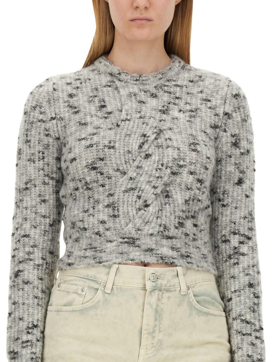 MOSCHINO JEANS MAGLIA CROPPED