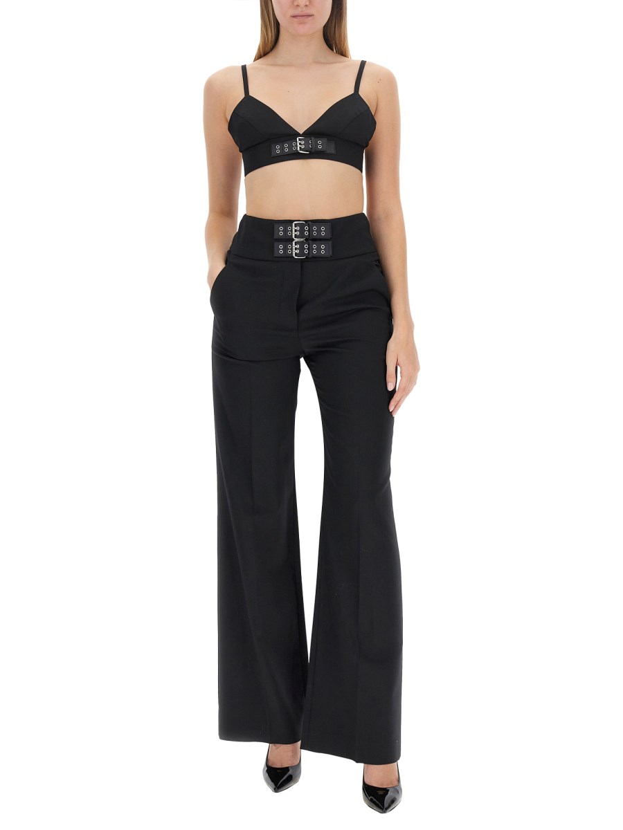 MOSCHINO JEANS PANTALONE CON CINTURINI
