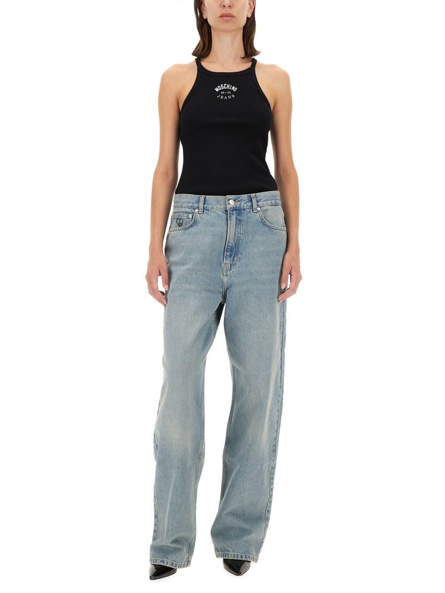 MOSCHINO JEANS PANTALONE IN DENIM