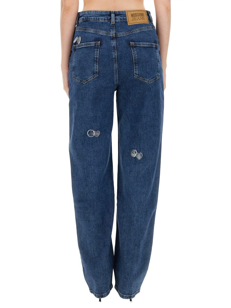 MOSCHINO JEANS PANTALONE IN DENIM