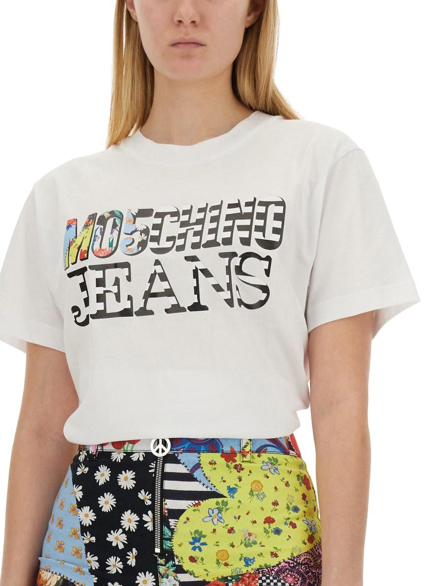 MOSCHINO JEANS T-SHIRT CON LOGO