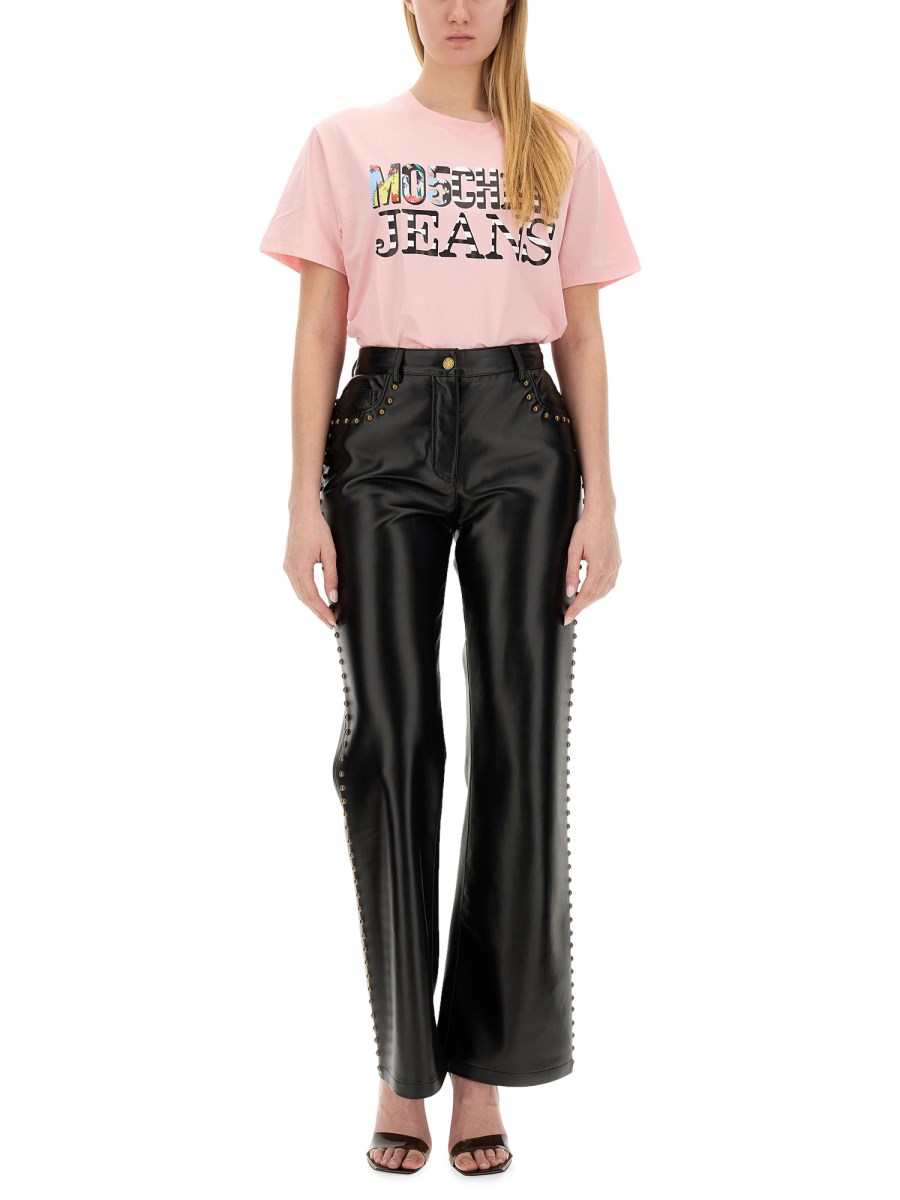 MOSCHINO JEANS T-SHIRT CON LOGO