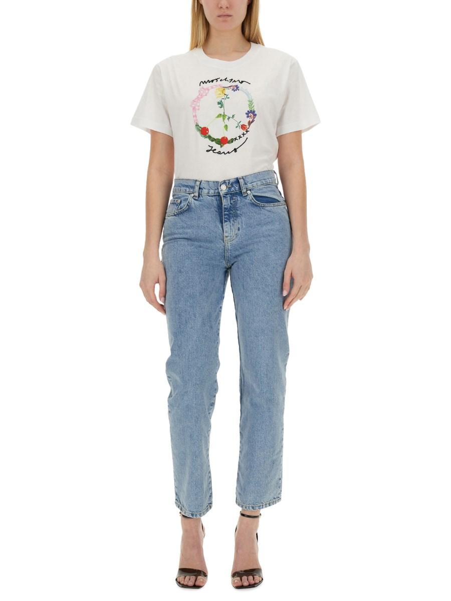 MOSCHINO JEANS T-SHIRT CON LOGO
