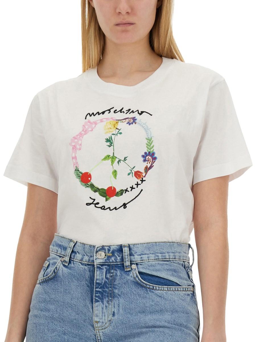 MOSCHINO JEANS T-SHIRT CON LOGO