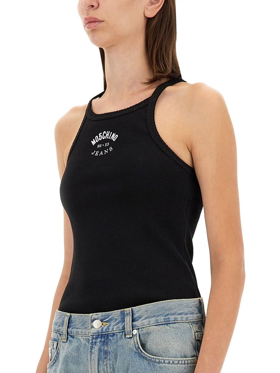 MOSCHINO JEANS TANK TOP CON LOGO