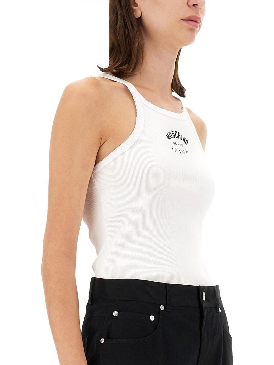 MOSCHINO JEANS TANK TOP CON LOGO