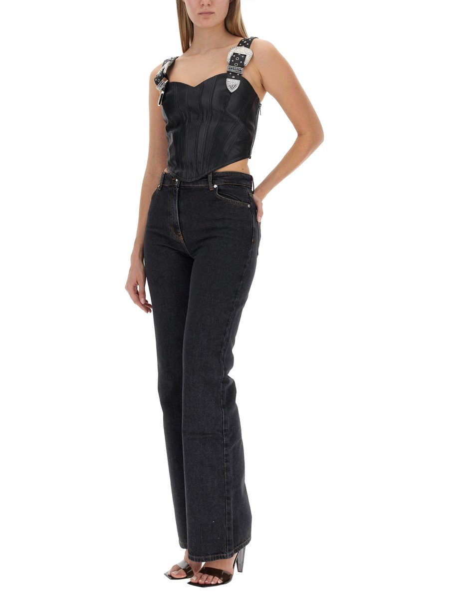 MOSCHINO JEANS TOP BUSTIER