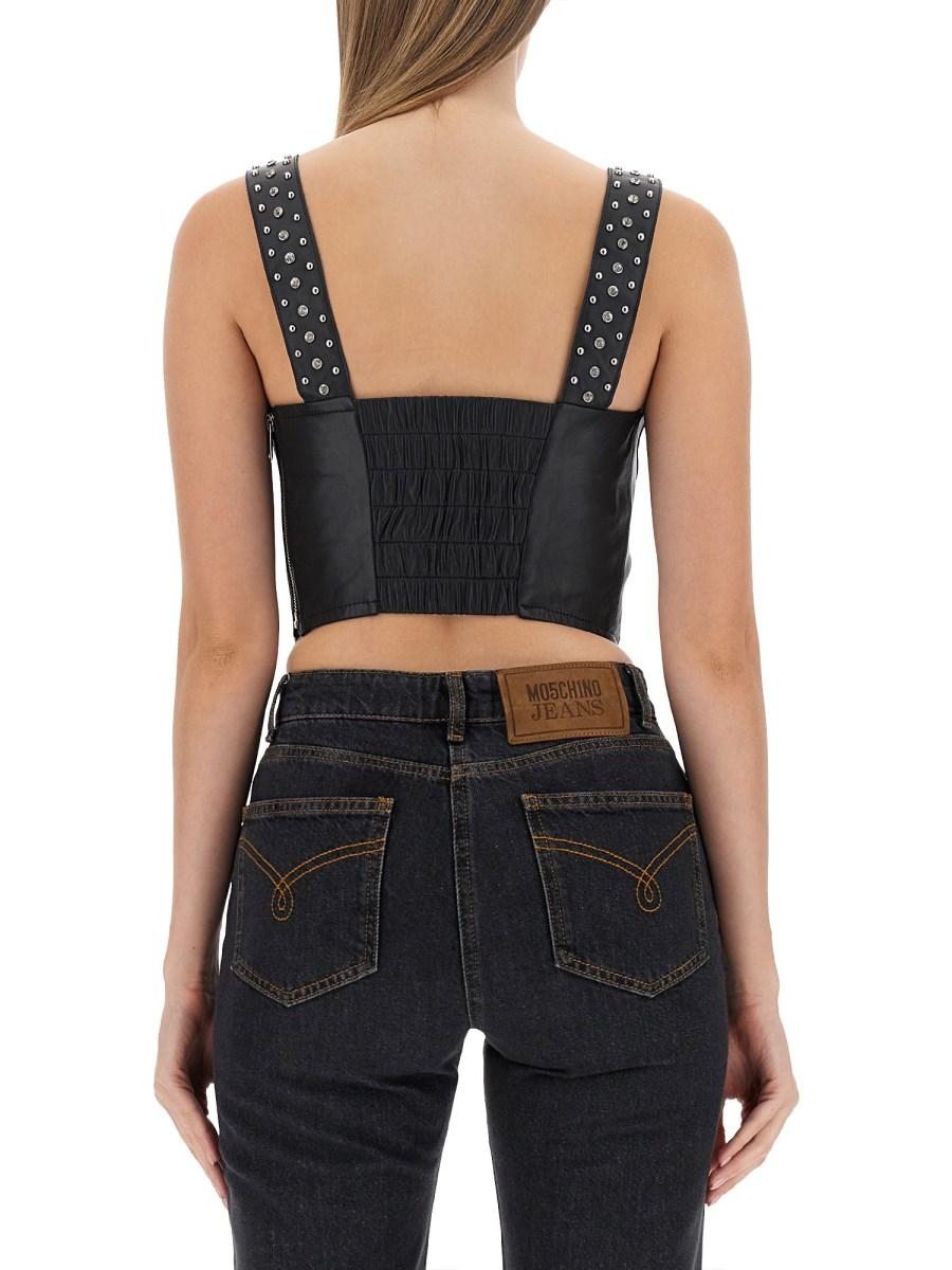 MOSCHINO JEANS TOP BUSTIER