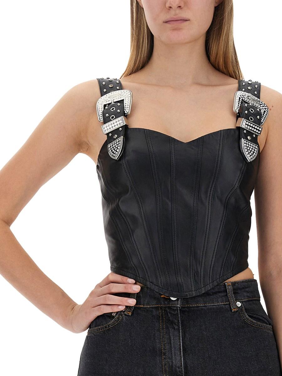 MOSCHINO JEANS TOP BUSTIER