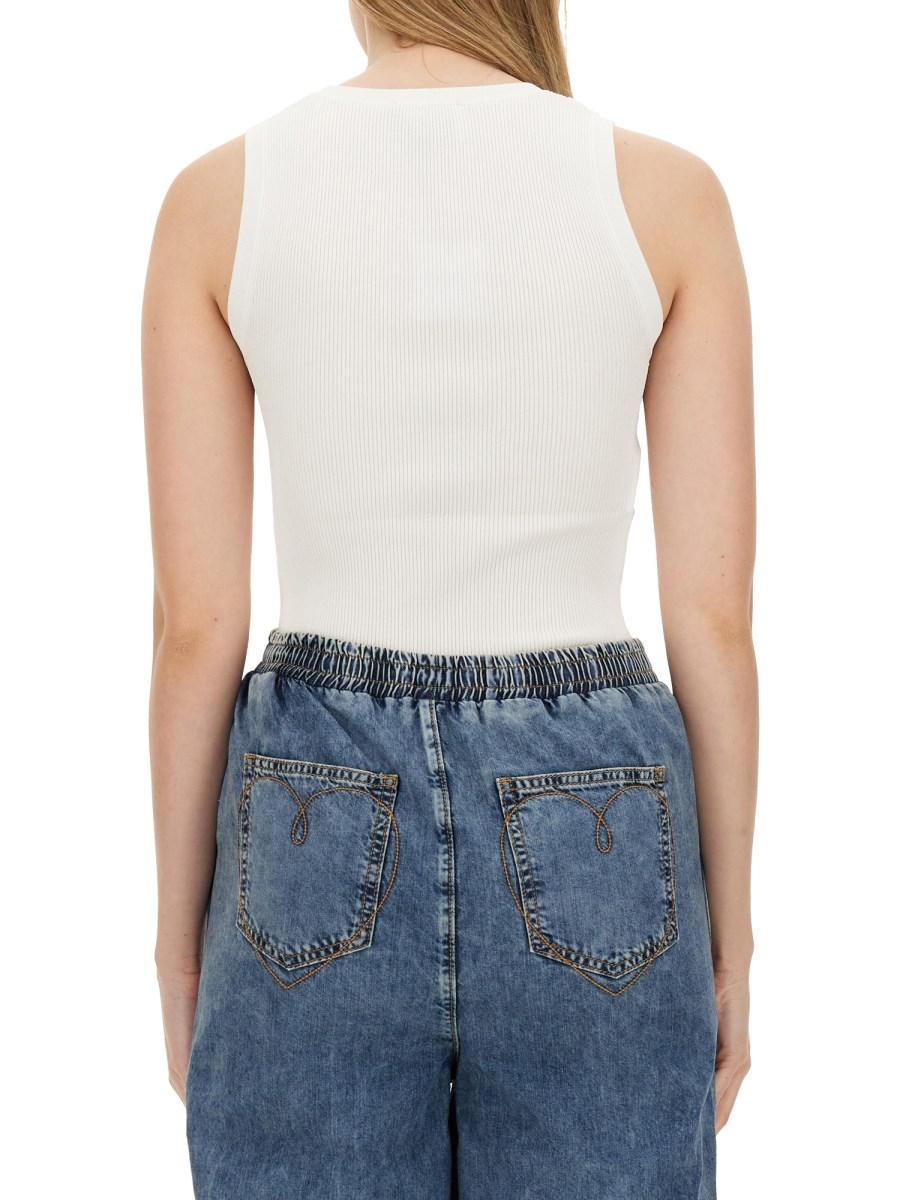 MOSCHINO JEANS TOP CON LOGO