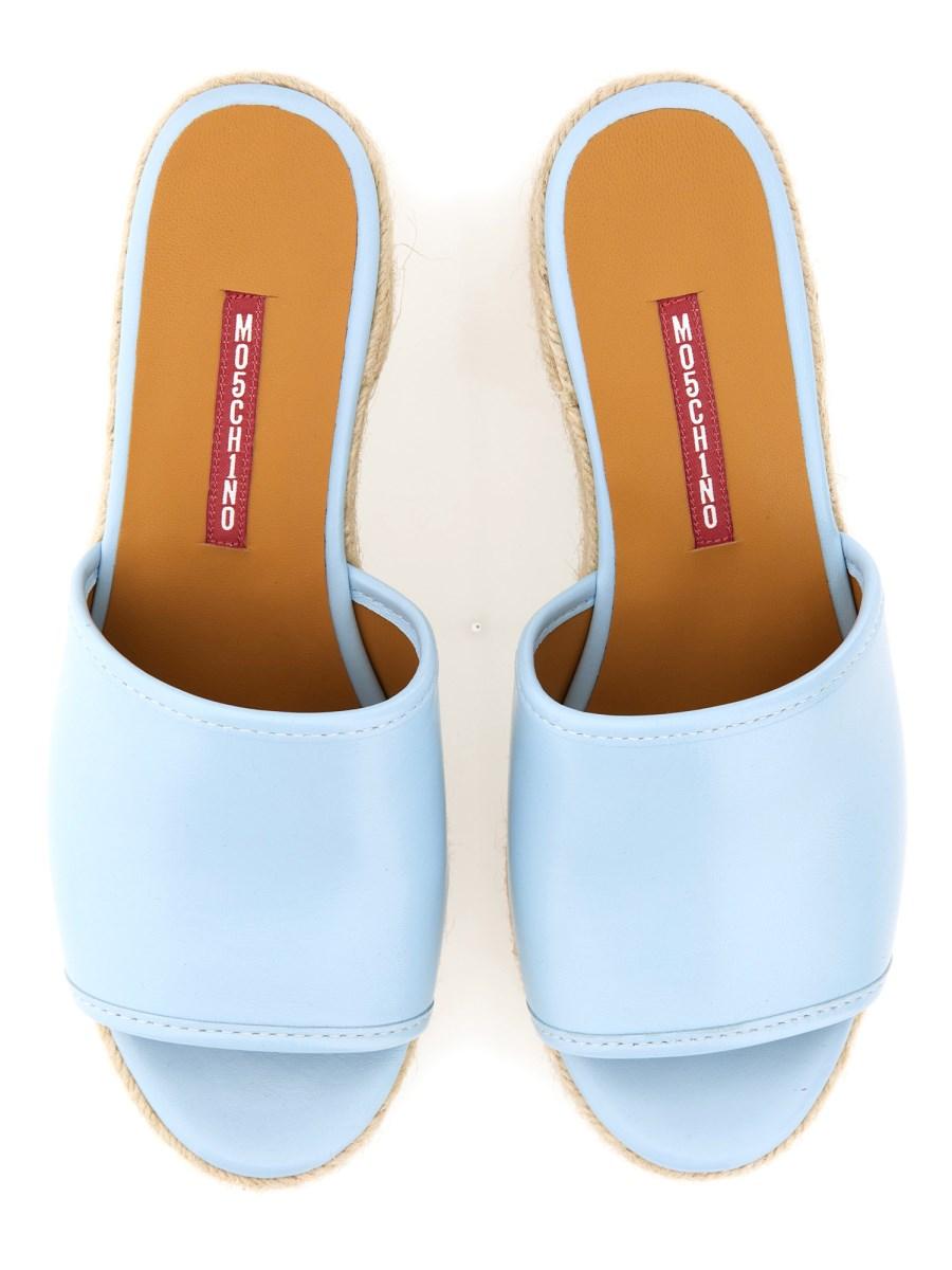 MOSCHINO JEANS ZEPPA IN DENIM DI COTONE