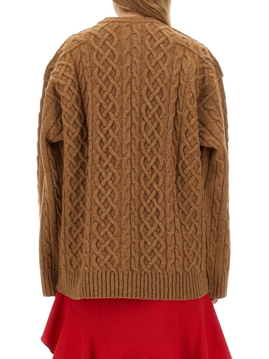 MOSCHINO MAGLIA OVERSIZE FIT IN LANA VERGINE