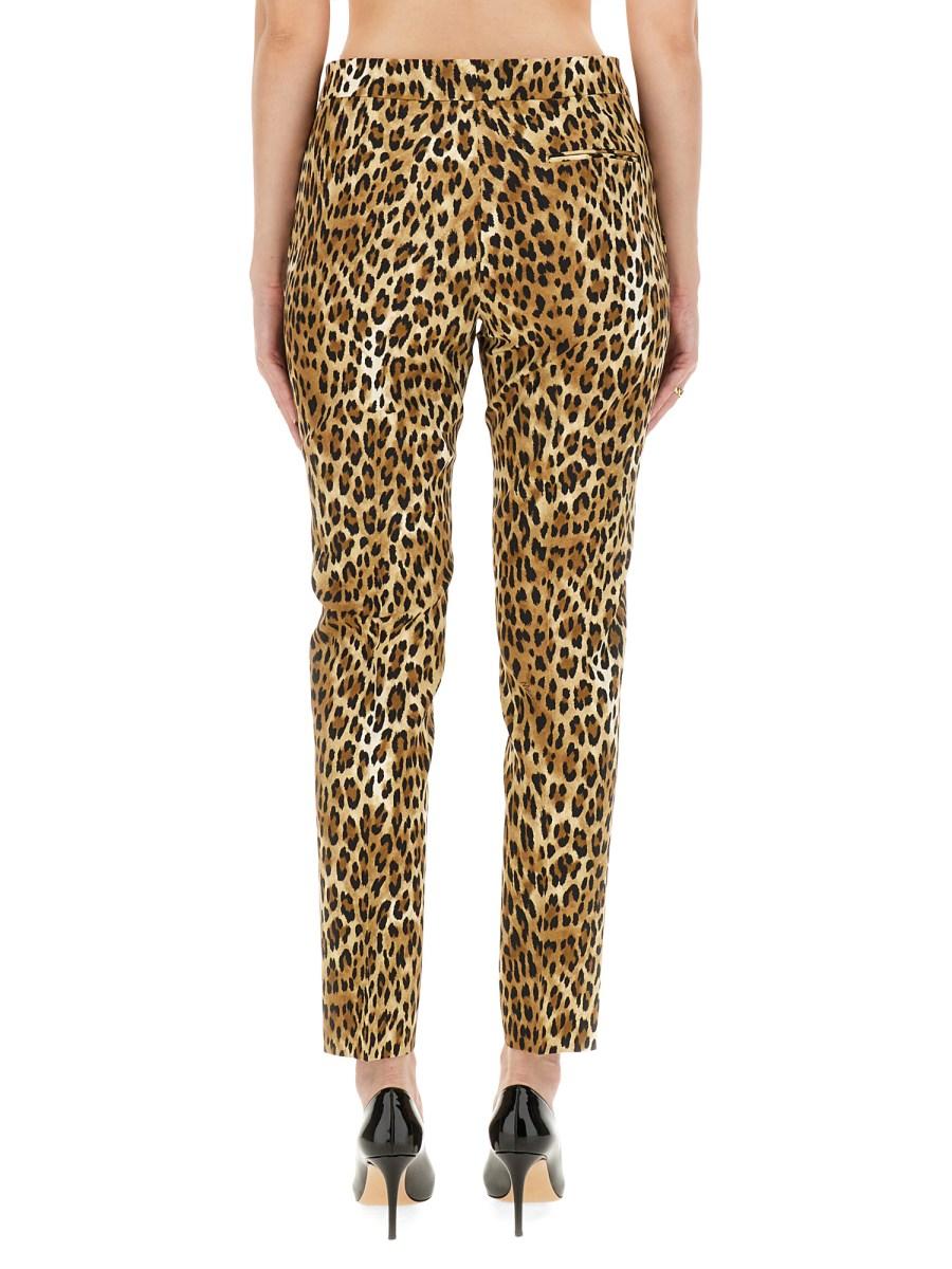 MOSCHINO PANTALONE CON MOTIVO ANIMALIER