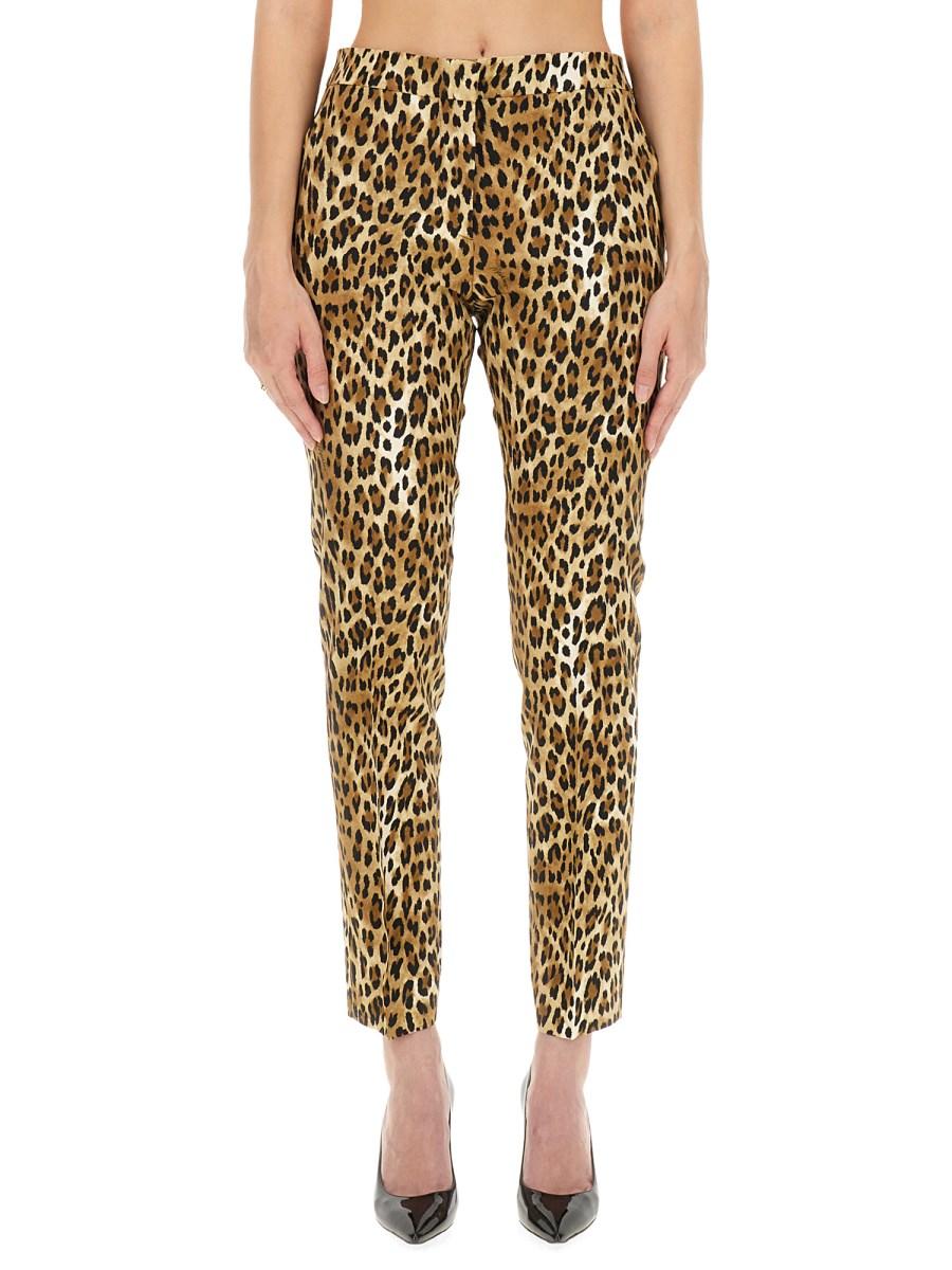 MOSCHINO PANTALONE CON MOTIVO ANIMALIER