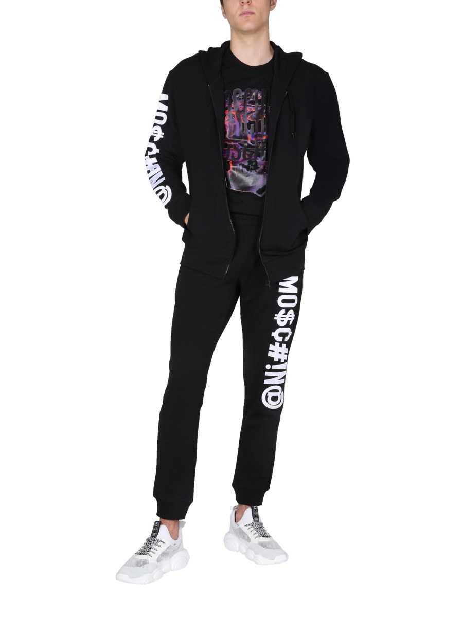 MOSCHINO PANTALONE JOGGING CON LOGO