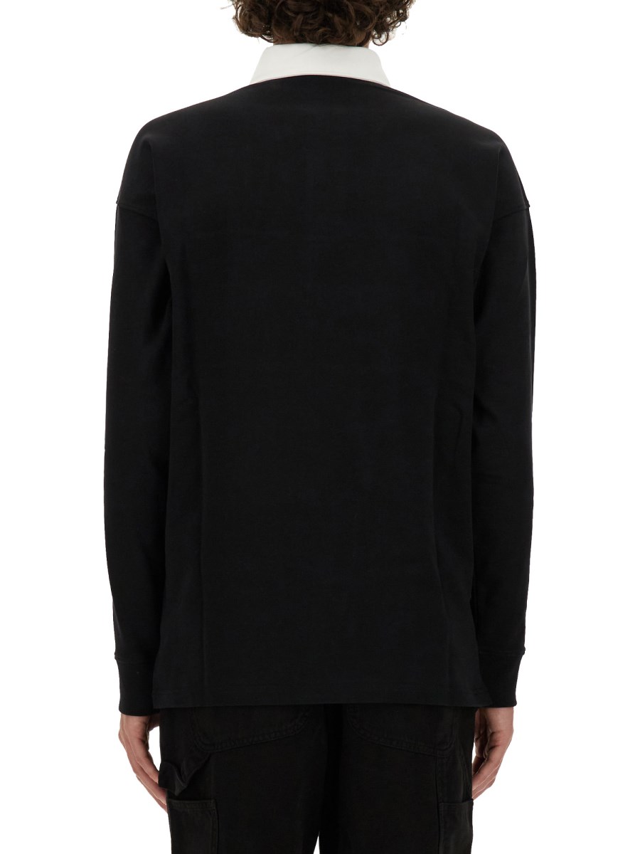 MOSCHINO POLO CON LOGO UPSIDEDOWN