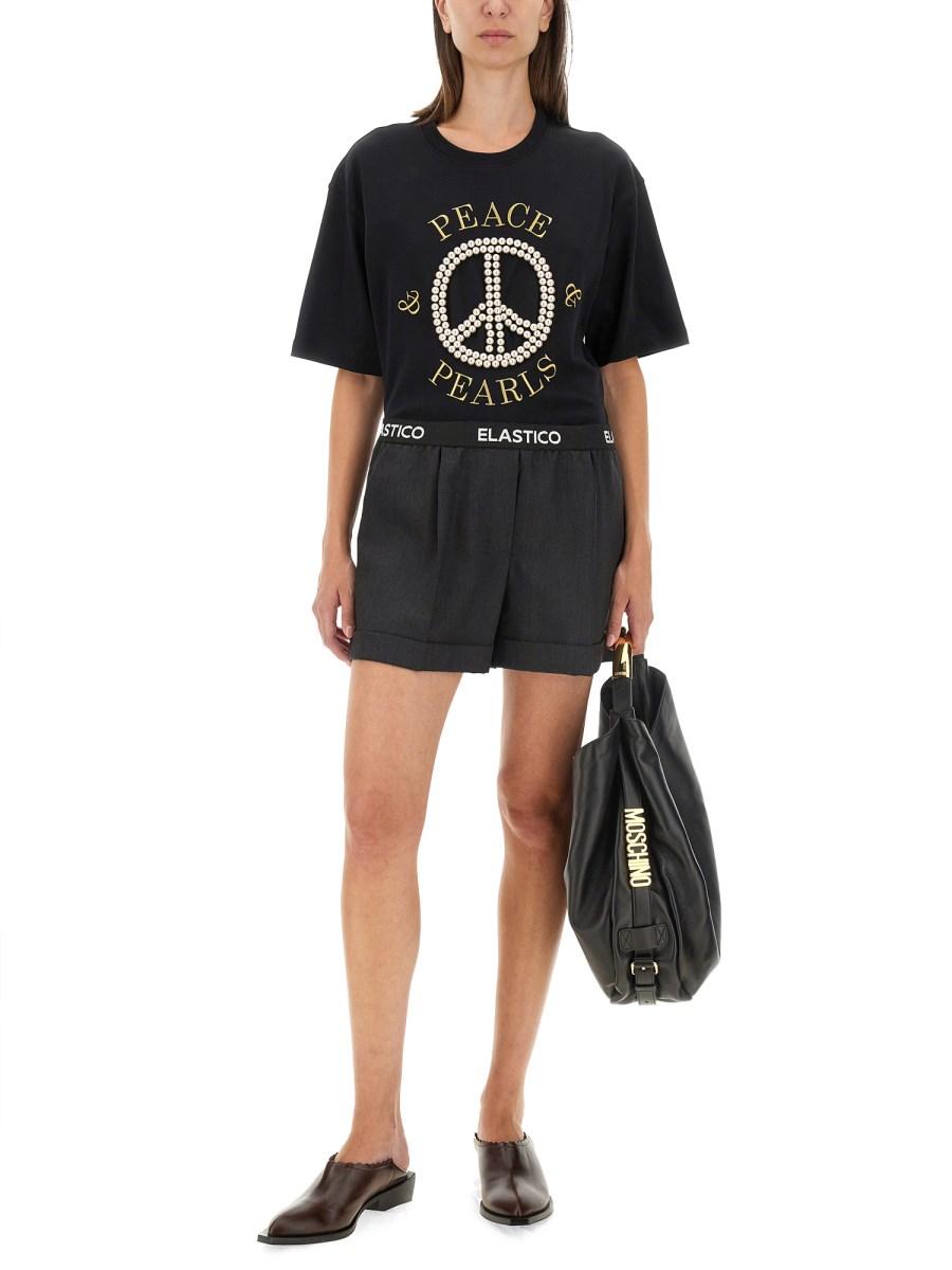 MOSCHINO SHORTS IN LANA