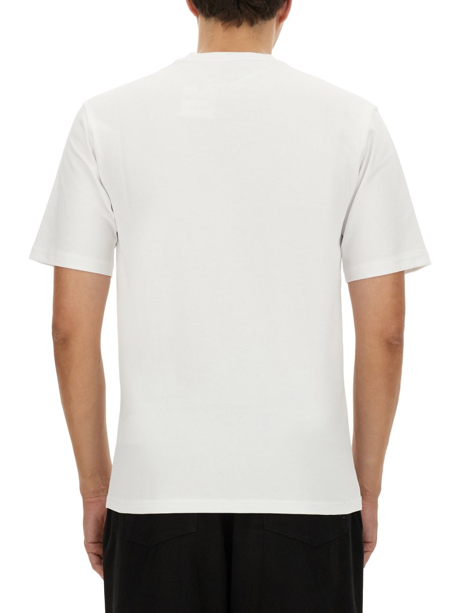 MOSCHINO T-SHIRT BARCODE IN COTONE