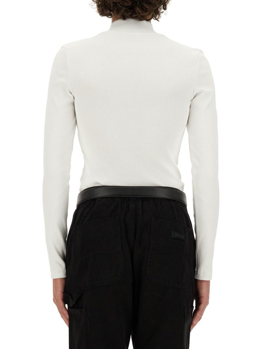 MOSCHINO T-SHIRT CON LOGO UPSIDEDOWN
