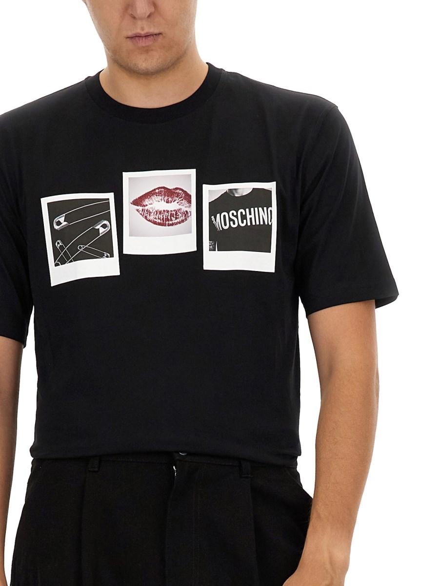 MOSCHINO T-SHIRT CON STAMPA
