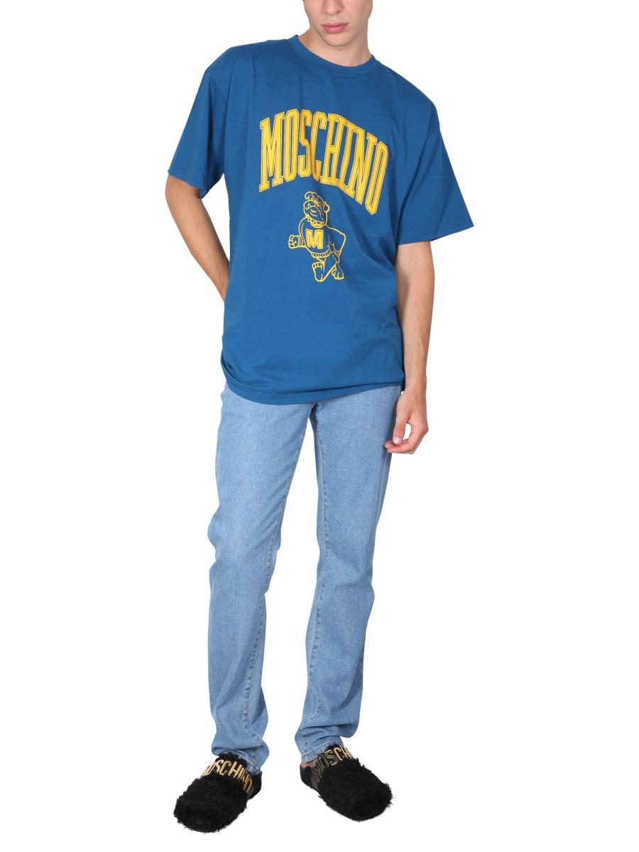 MOSCHINO T-SHIRT CON STAMPA